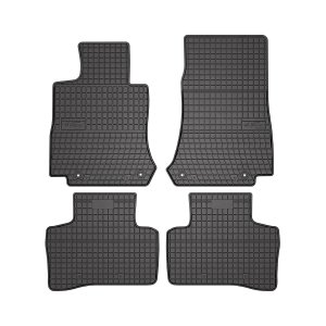 Mercedes EQC Floor Mats - Omac - El Toro Rubber 4 Pcs - Black - 2021-2023 Mercedes EQC Floor Mats - Omac - El Toro Rubber 4 Pcs - Black - 2021-2023
